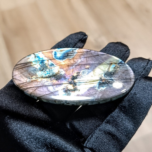 Labradorit, ID 5684, 76x44 mm — foto 2