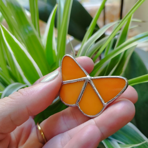 Brož - Motýl oranž — foto 2