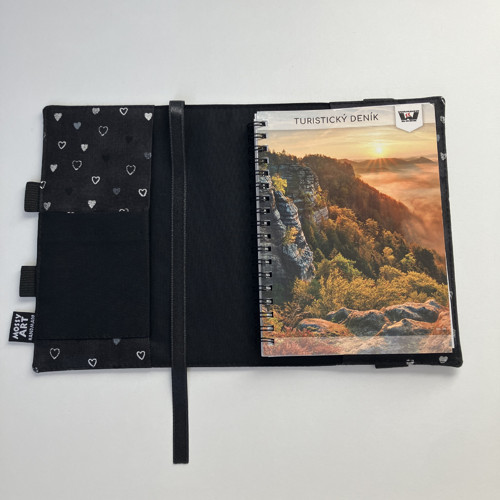 Obal na turistický deník-wander book- batika — foto 5