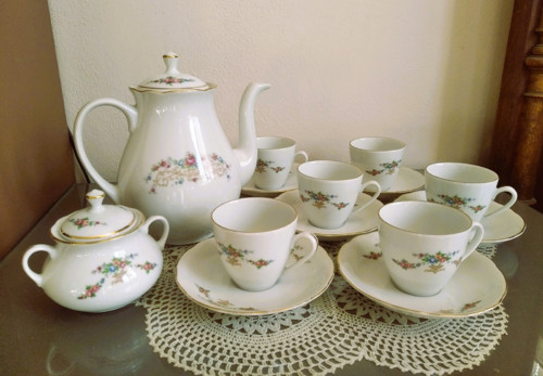 Retro porcelánová sada — foto 2