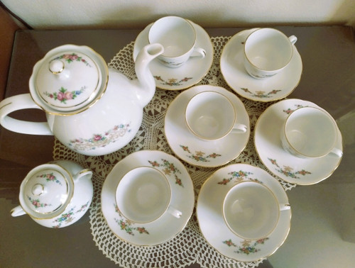 Retro porcelánová sada — foto 3