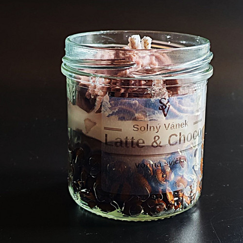 Sójová svíčka - Latte & Choco — foto 2
