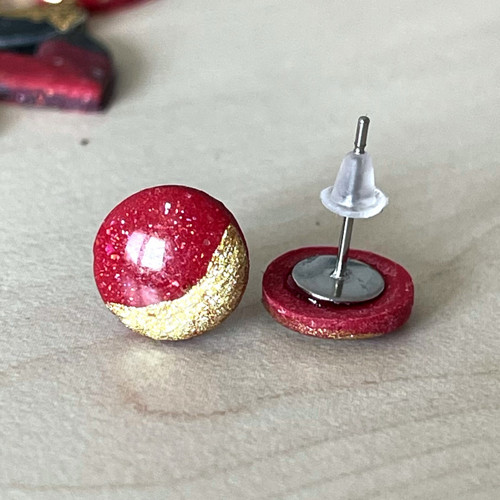 Puzetové naušnice Tiny Dots 4 páry P011 — foto 2