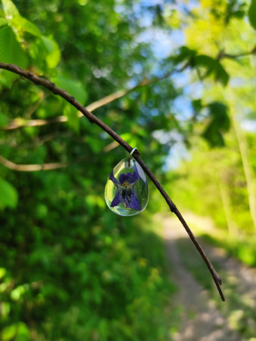 Přívěsek fialka — foto 3