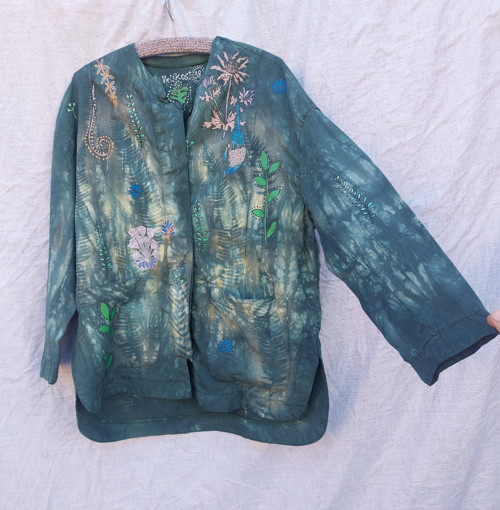 Khaki kabátek velikost 38 ( oversize ) — foto 3