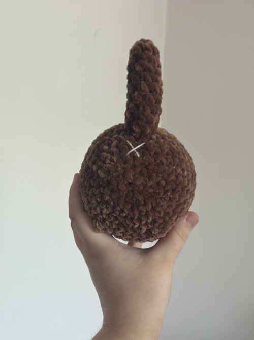 Hnědá kočička - háčkovaná — foto 3