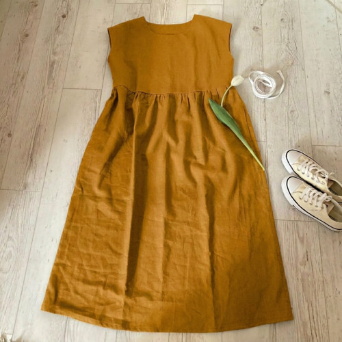 Ľanové Šaty s Vreckami /MANGO/ — foto 2