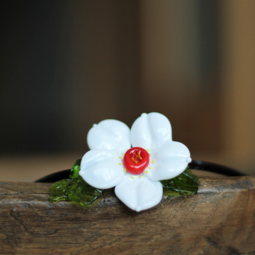 Náhrdelník Narciska - sklo — foto 4