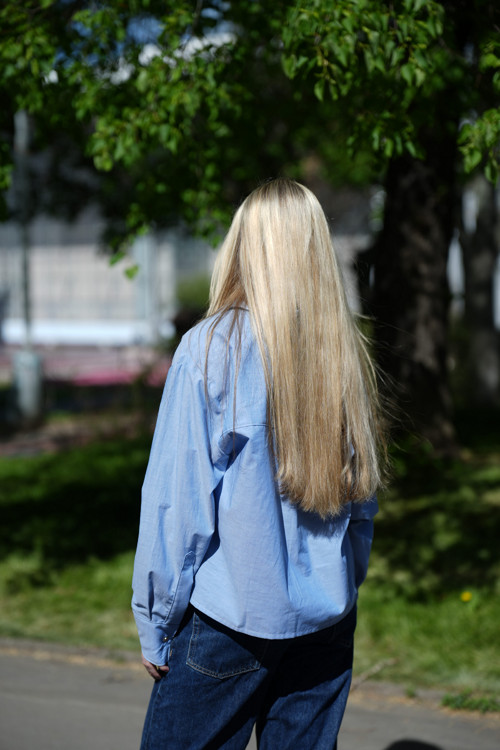 SVětle modrá lehoučká košile — foto 2
