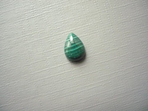 Kabošon - malachit 10 mm, č.57Ef — foto 2