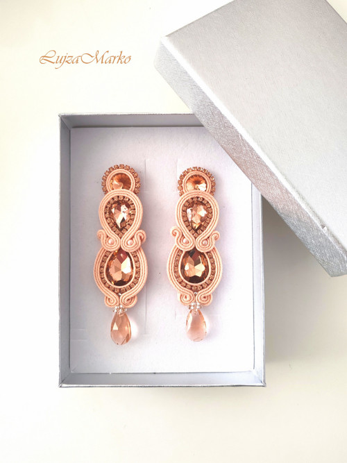 Evita soutache/ sutaš náušnice — foto 6