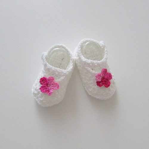 Háčkované botičky (10 cm) — foto 5