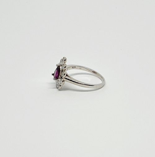 Luxusní prsten - Rhodolite (Granát) 58/2 — foto 4