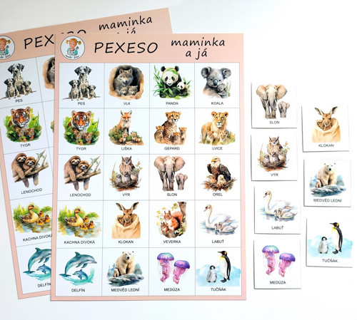 Pexeso MAMINKA A JÁ — foto 2