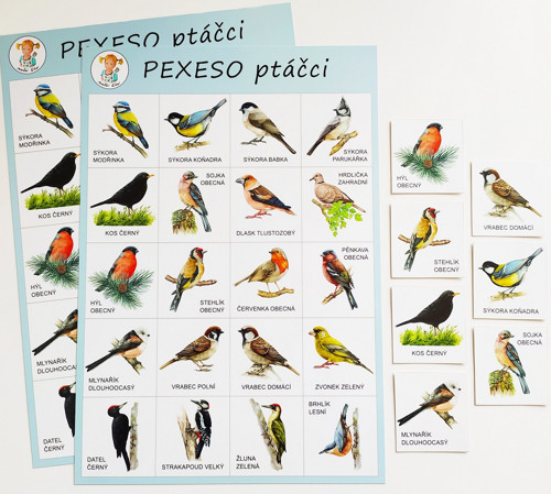 Pexeso PTÁČCI — foto 2