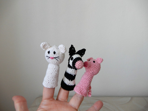 Prstový maňásek - zebra — foto 3