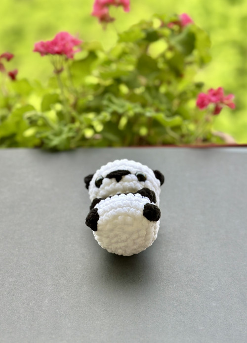 Háčkovaný plyšák – panda — foto 2