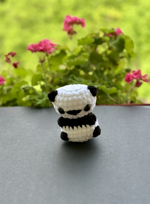 Háčkovaný plyšák – panda — foto 5