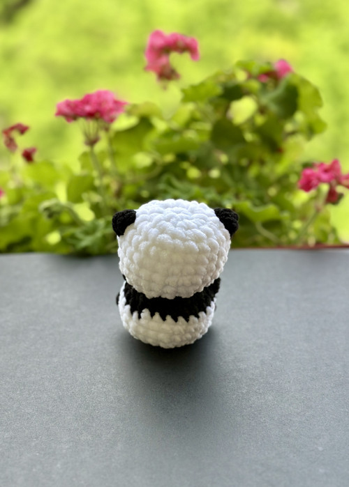 Háčkovaný plyšák – panda — foto 4