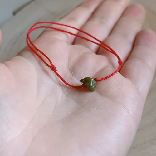 Jadeit - ochranný kabbalah náramek — foto 2
