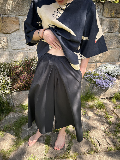 Dlouhé kalhoty CULOTTES — foto 4