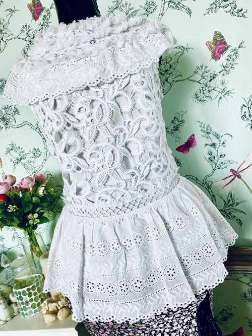 Luxusní halenka peplum — foto 4