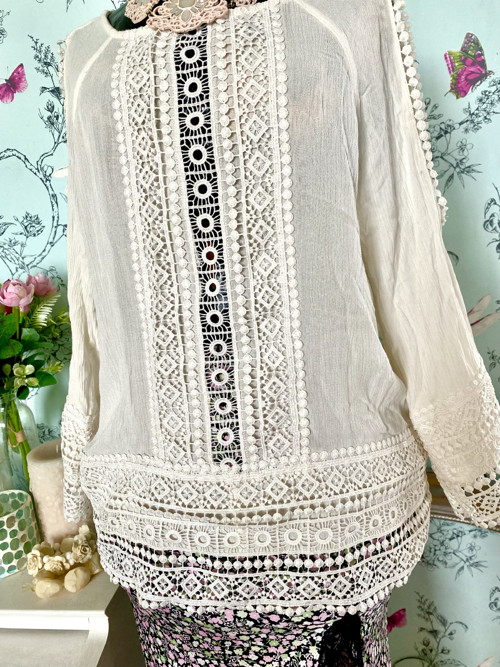 Halenka vintage krajka — foto 2