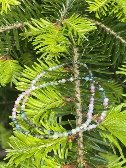 Turmalín multicolor broušený wrap — foto 3