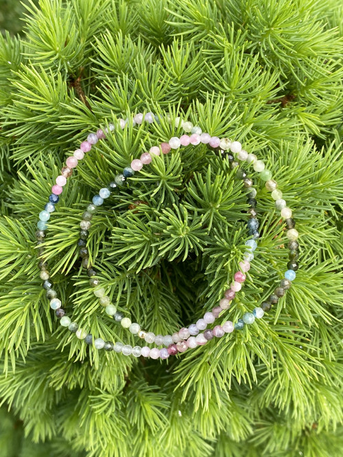 Turmalín multicolor broušený wrap — foto 5