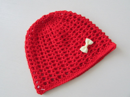 Letní čepička (36 - 42 cm), bambus — foto 3