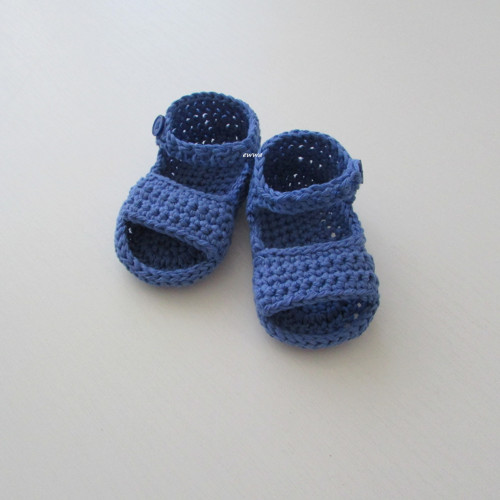 Háčkované sandálky (10 cm) — foto 4