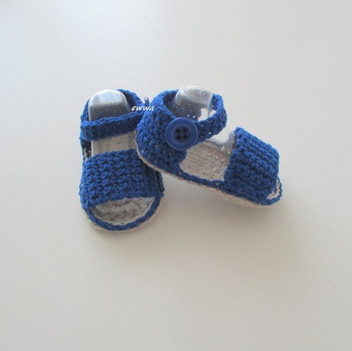 Háčkované sandálky (9 cm) — foto 4