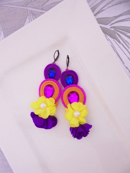 Soutache náušnice — foto 2