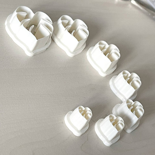 Vykrajovátko monstera na polymer, fimo, cernit — foto 4