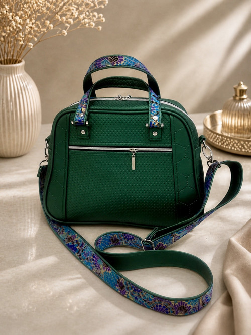 Luméra - Elegantní smaragdová kabelka — foto 2