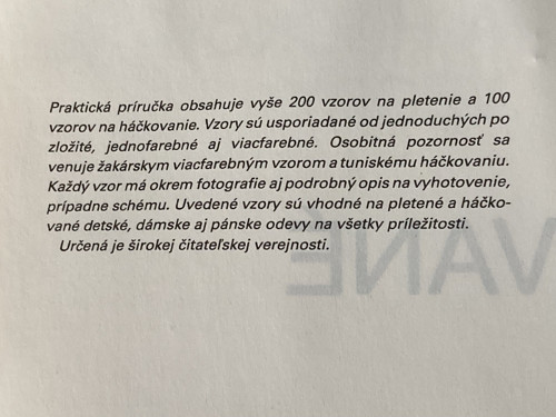Kniha - PLETENÉ A HÁČKOVANÉ VZORY — foto 2