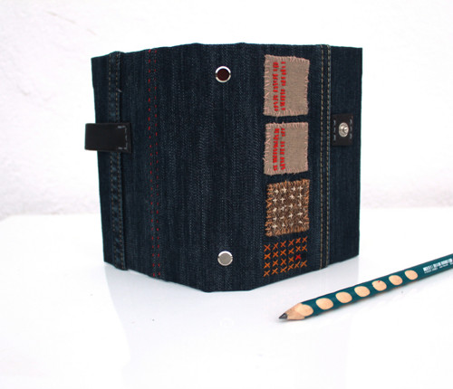 Karisblok Sashiko záplatky - A6 — foto 2