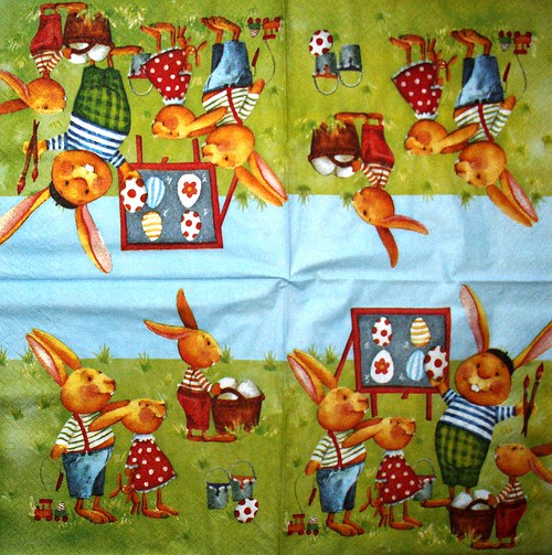 Ubrousek - zajíčci (2 ks - AKCE) — foto 2