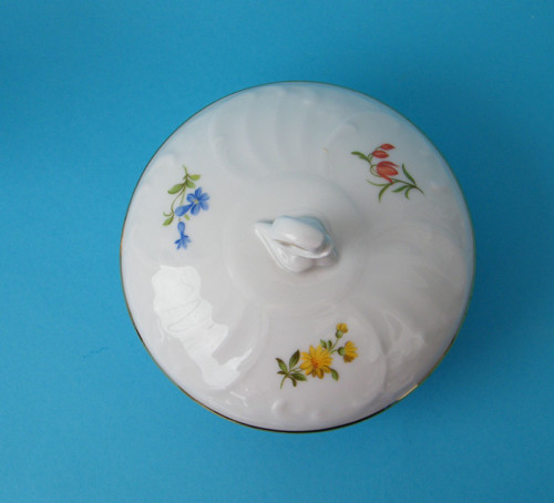 Porcelánová Dózička S Květy — foto 2