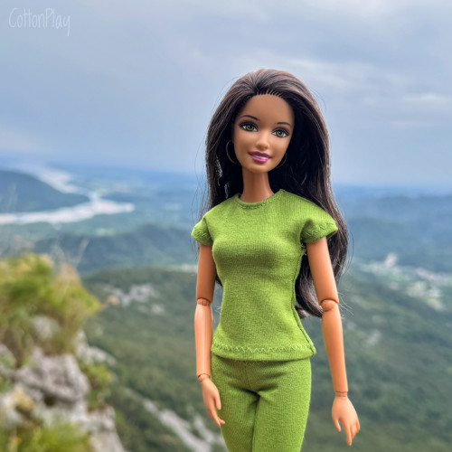 Tričko pro Barbie - zelené — foto 4