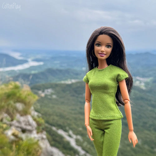 Tričko pro Barbie - zelené — foto 3