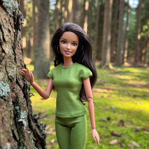 Tričko pro Barbie - zelené — foto 2