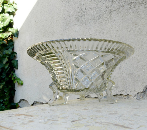 Z ledu...skleněná Art Deco mísa — foto 3