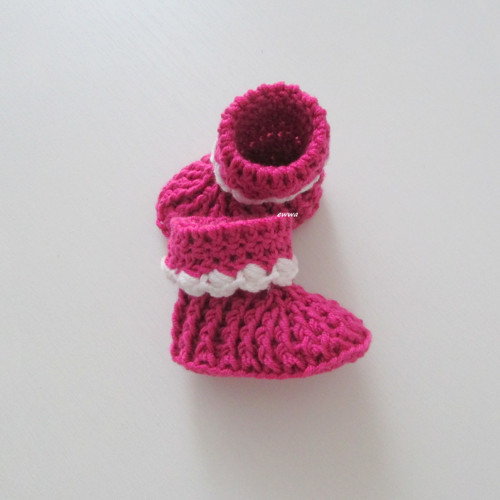 Háčkované botičky (9 cm) — foto 4
