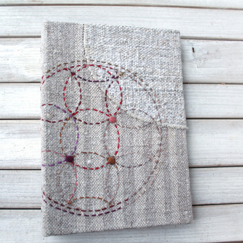 Karisblok Sashiko kruhy - A6 — foto 2