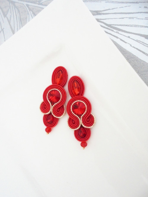 Soutache náušnice — foto 2