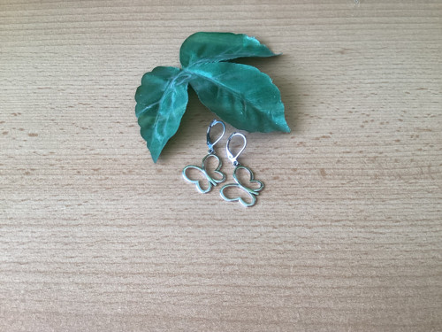 Náušnice s motýlky — foto 2