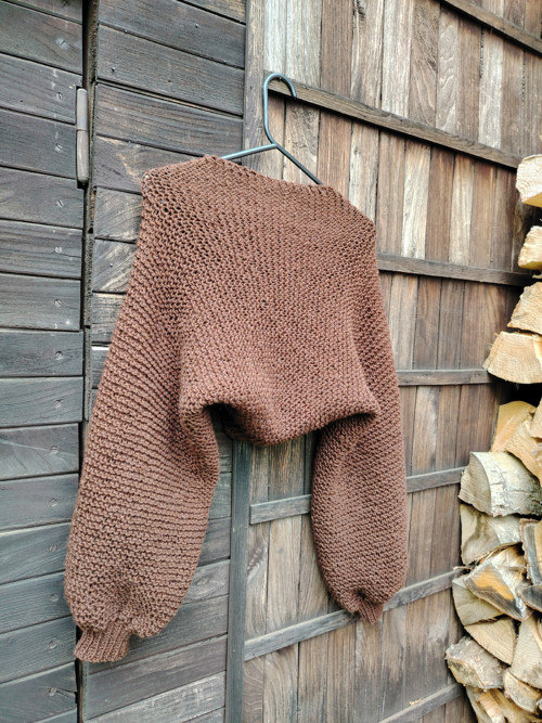 Ručně pletené bolerko — foto 3