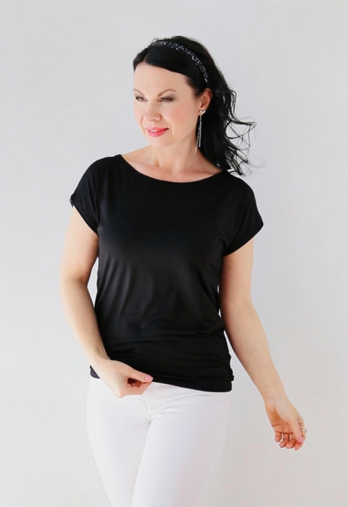 Dámské tričko černé — foto 3