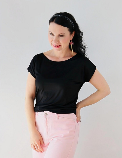 Dámské tričko černé — foto 2